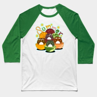 Fruti Owls Baseball T-Shirt